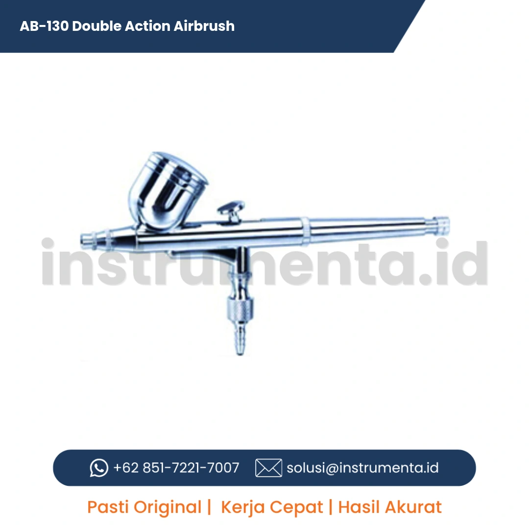 Distributor Resmi AMTAST AB-130 Double Action Airbrush Penbrush Gun Alat Semprot Cat Seni Akurat
